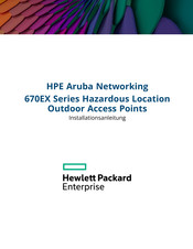 HP HPE Aruba Networking AP-679EX Installationsanleitung