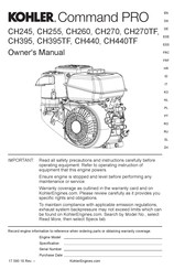 Kohler Command PRO CH260 Betriebsanleitung