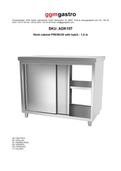 Ggm Gastro PREMIUM ADK107 Produktanleitung