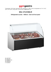 Ggm Gastro KTJI159G-R Produktanleitung
