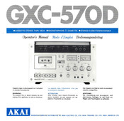 Akai GXC-570D Bedienungsanleitung
