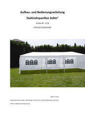 Jürgen Westerholt 2718 Aufbau- Und Bedienungsanleitung