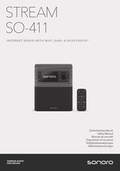 Sonoro STREAM SO-411 Sicherheitshandbuch