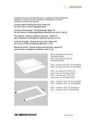 Sartorius Combics Option Y2 CAIS Serie Installations- Und Sicherheitshinweise
