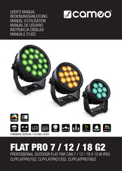 Cameo CLPFLATPRO7G2 Bedienungsanleitung