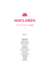Maclaren Mark II Bedienungsanleitung