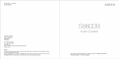 Edifier S880DB Bedienungsanleitung