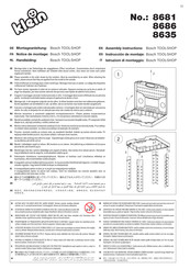 Klein Bosch TOOL-SHOP 8681 Montageanleitung