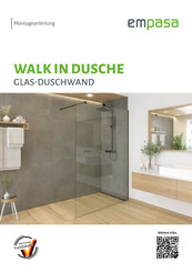 Empasa WALK IN DUSCHE EX101-120x200cm Montageanleitung