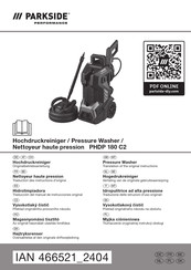 Parkside Performance 466521 2404 Originalbetriebsanleitung