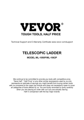 VEVOR ML-1050P Bedienungsanleitung