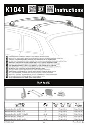 Yakima K1041 Bedienungsanleitung