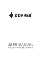Donner DMK-25 PRO Bedienungsanleitung