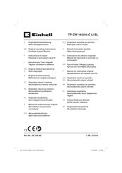 EINHELL 45.100.90 Originalbetriebsanleitung
