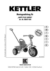Kettler 08847-600 Montageanleitung