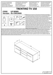 Inosign TRENTINO TV 150 UP 00909 Montageanleitung