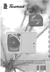 Tecumseh SILENSYS SILAG2522P Original Installationsanleitung