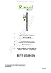 Ribimex Ribiland PRPGP1100/128 Bedienungs- Und Wartungsanleitung