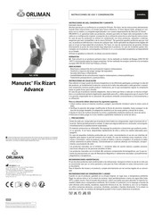 Orliman Manutec Fix Rizart Gebrauchsanleitung Und Pflege