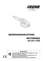 Echo CS-2511TES Bedienungsanleitung