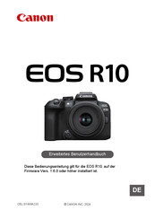 Canon EOS R10 Erweitertes Benutzerhandbuch