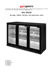 Ggm Gastro BGI330 Produktanleitung