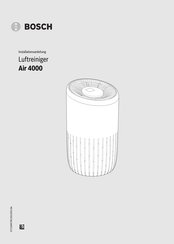 Bosch Air 4000 Installationsanleitung