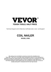 VEVOR CN83N Bedienungsanleitung