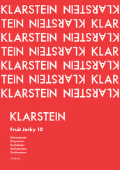 Klarstein Fruit Jerky 10 Bedienungsanleitung