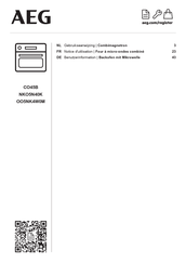 AEG CO45B Benutzerinformation