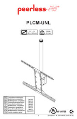 peerless-AV CMJ310 Montageanleitung