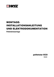 Herz pelletstar ECO 10 Montageinstallationsanleitung Und Elektrodokumentation