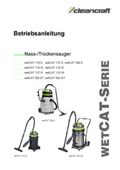 CleanCraft wetCAT 133 IE Betriebsanleitung