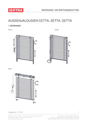 Isotra CETTA Bedienungs- Und Wartungsanleitung