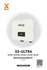 Solax Power X3-ULTRA 15 kW Benutzerhandbuch