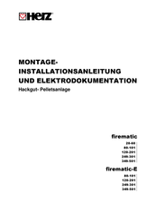 Herz firematic-E 101 Montageinstallationsanleitung Und Elektrodokumentation