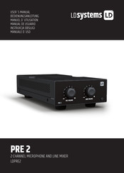 LD Systems PRE 2 Bedienungsanleitung