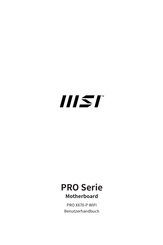 MSI PRO Serie Benutzerhandbuch