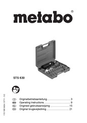 Metabo STS 630 Originalbetriebsanleitung