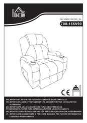 HOMCOM 700-166V90 Bedienungsanleitung