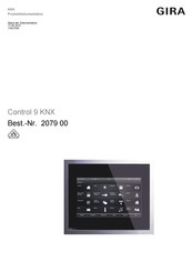 Gira 2079 00 Produktdokumentation