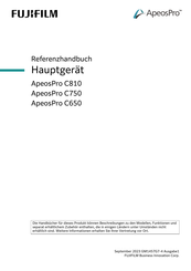 FujiFilm ApeosPro C810 Referenzhandbuch