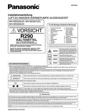 Panasonic WH-WDG07LE5 Installationsanleitung