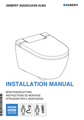 Geberit AQUACLEAN ALBA Montageanleitung