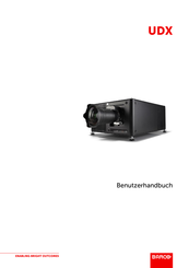 Barco UDX-Serie Benutzerhandbuch
