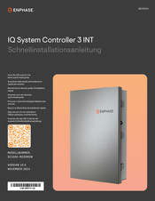 enphase IQ System Controller 3 INT Schnellinstallationsanleitung