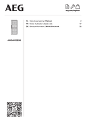 AEG AWS4052B5B Benutzerinformation