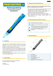 PANCONTROL PAN Bedienungsanleitung