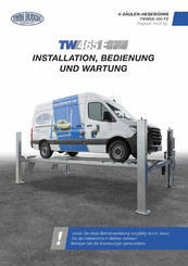 Twin Busch TW465E-FZ Installation, Bedienung Und Wartung