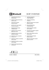 EINHELL GC-GP 1170 ECO PLUS Originalbetriebsanleitung
